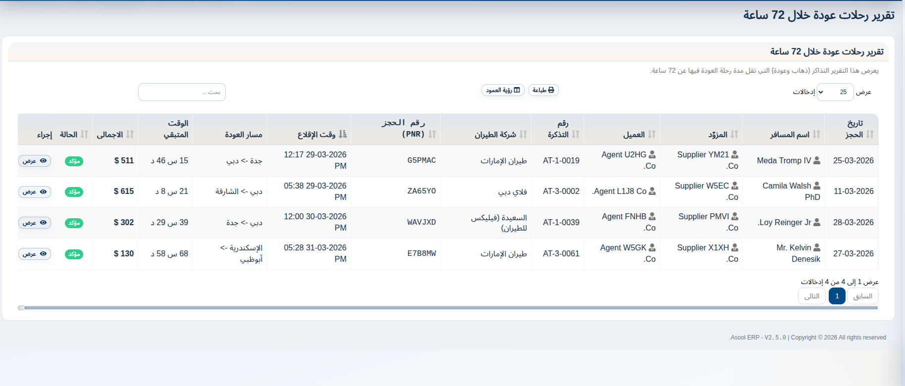 TAMS Travel & Tourism Management System — 6